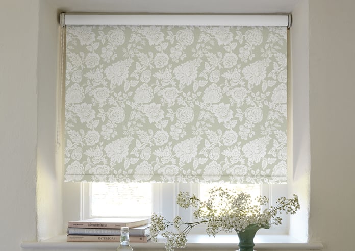 Shabby Chic by Rachel Ashwell Stipple (Blackout), Sage - Roller Blind - Image 3